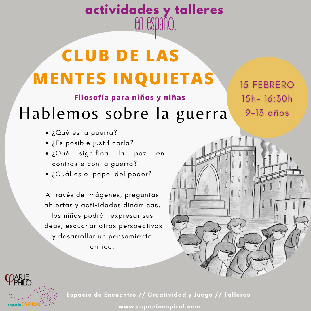 “Hablemos sobre la Guerra” (9-13 años)